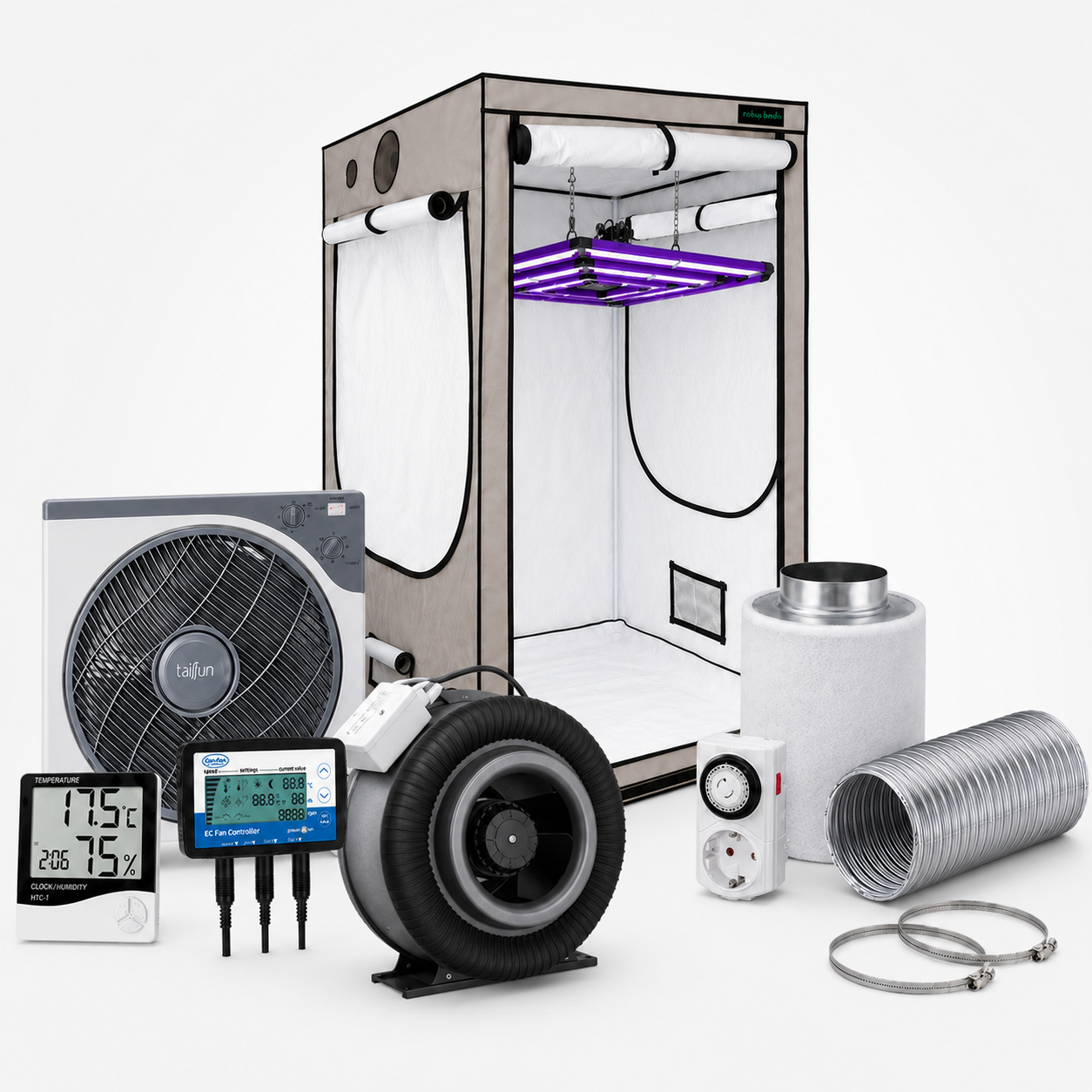 LED Growbox Komplettsets nach Größe und Fläche vergleichen