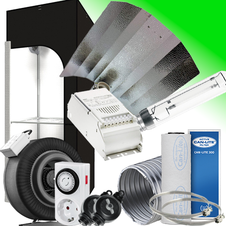 NDL Growbox Komplettset mit Hochdrucklampe für Indoor Growing